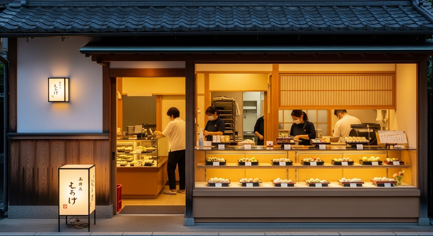 和菓子職人の手しごと